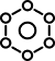 Connected nodes icon representing system integration, cloud architecture, and platform connectivity.