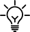 Light bulb icon representing innovation, product ideas, and early-stage concept development.