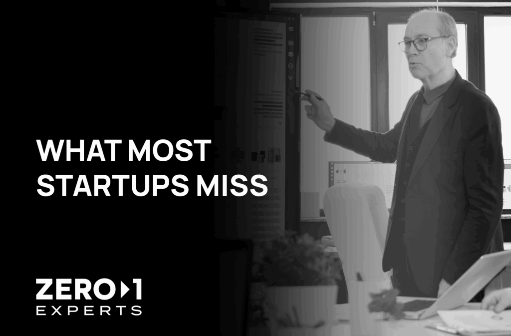 Experienced advisor presenting overlooked startup strategies, highlighting the value of a Fractional CTO and strong software development leadership.