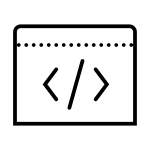 Icon representing software development services led by a Fractional CTO and expert engineering teams.